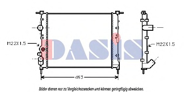 Radiator racire motor