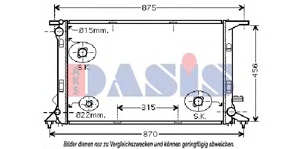 Radiator racire motor