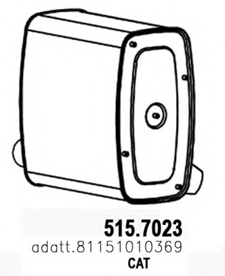 Amortizor zgomot mijloc / spate