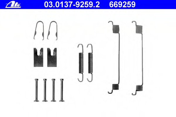 Set accesorii sabot de frana