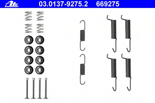 Set accesorii saboti frana parcare