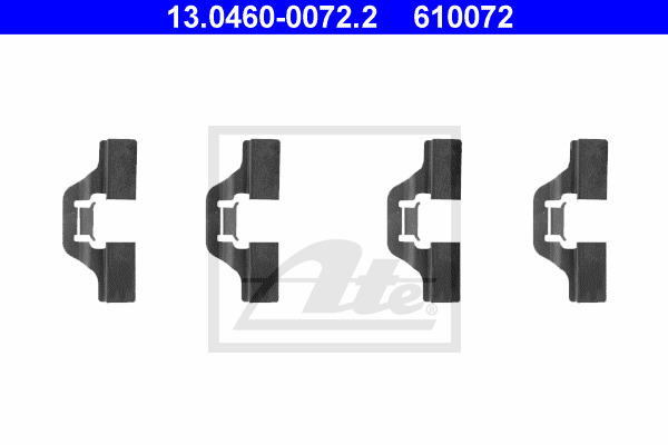 Set accesorii placute frana