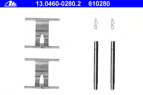 Set accesorii placute frana