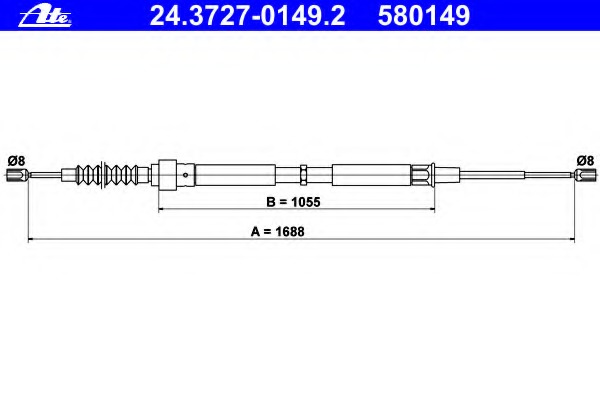 Cablu frana de parcare