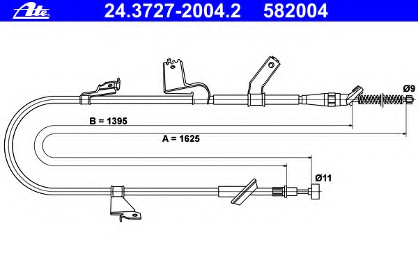 Cablu frana de parcare