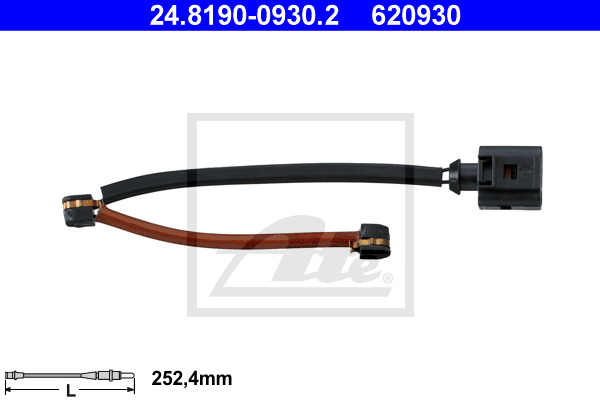 Senzor uzura placuta frana spate