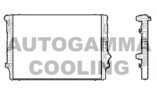 Radiator racire motor