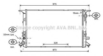 Radiator racire motor