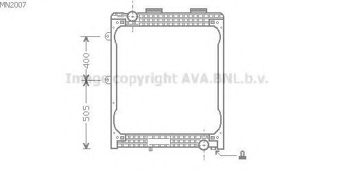 Radiator racire motor