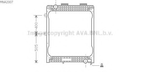 Radiator racire motor