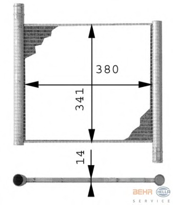 Radiator racire motor