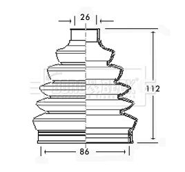 Burduf cauciuc articulatie planetara