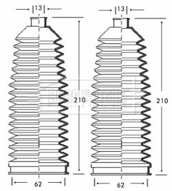 Burduf cauciuc directie