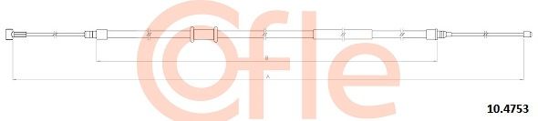 Cablu frana de parcare