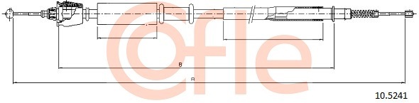 Cablu frana de parcare