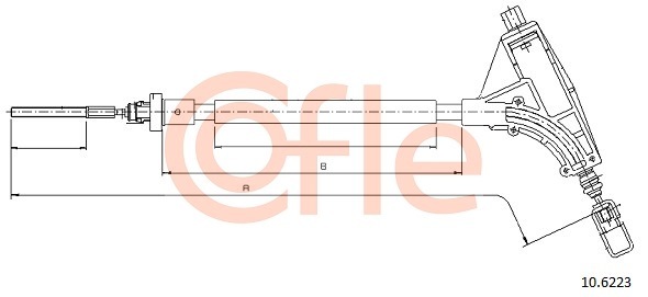 Cablu frana de parcare