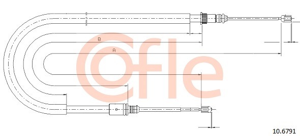 Cablu frana de parcare