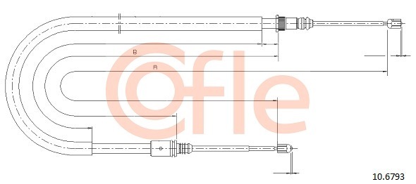 Cablu frana de parcare