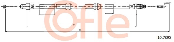 Cablu frana de parcare