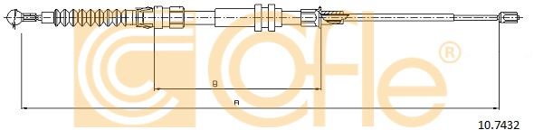 Cablu frana de parcare