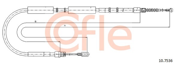 Cablu frana de parcare