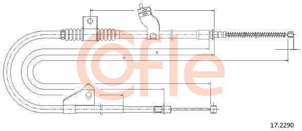 Cablu frana de parcare