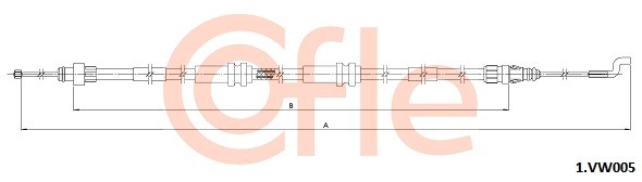 Cablu frana de parcare