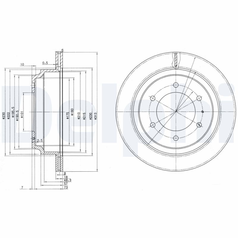 Disc frana DELPHI
