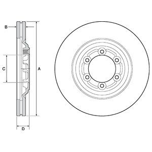 Disc frana DELPHI