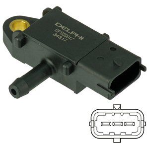 Senzor presiune gaze evacuare