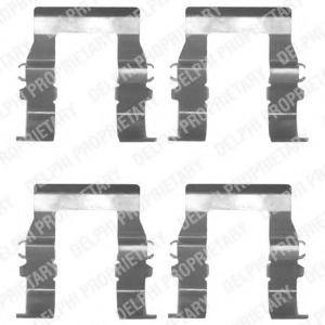 Set accesorii placute frana