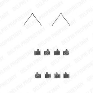 Set accesorii placute frana