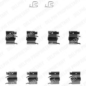 Set accesorii placute frana