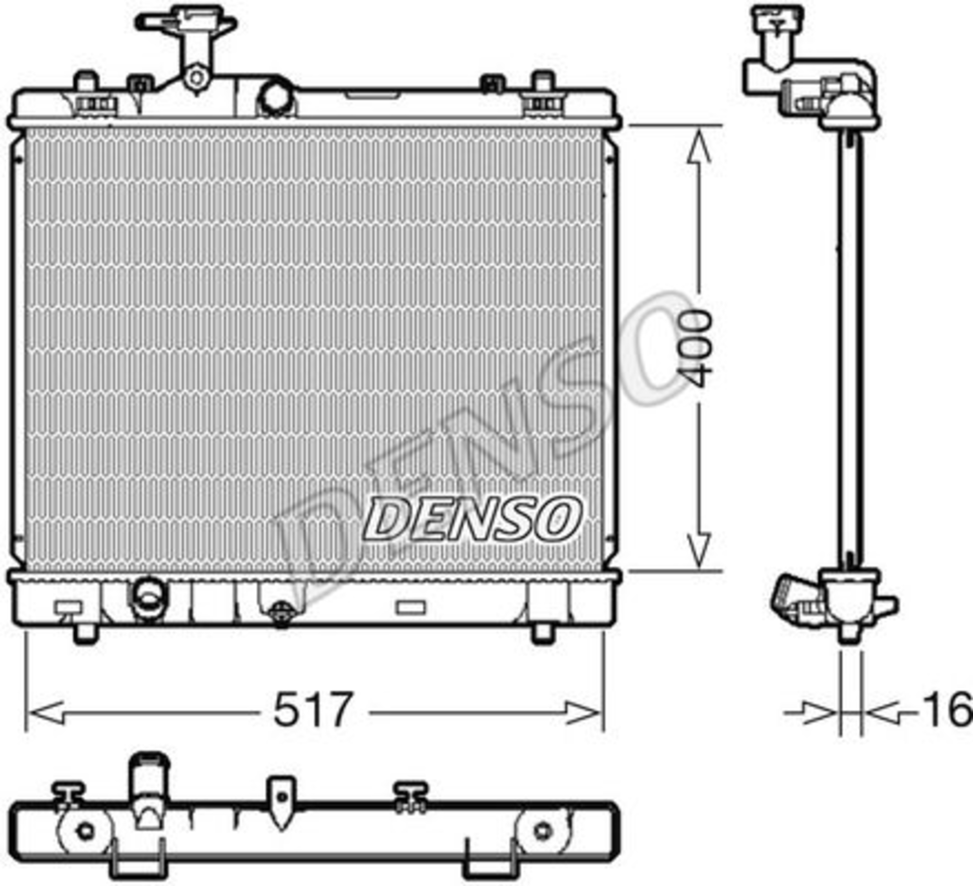 Radiator racire motor