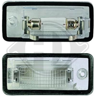 Iluminare numar de circulatie