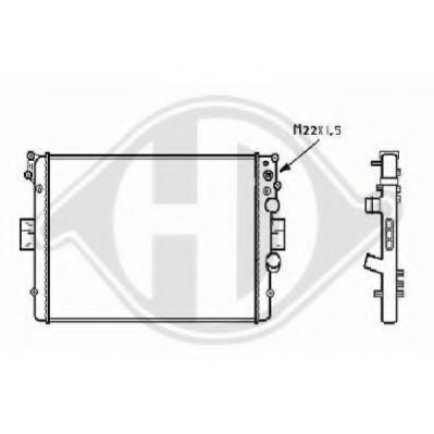 Radiator racire motor