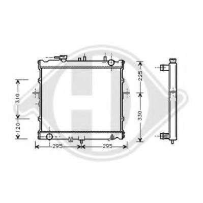 Radiator racire motor