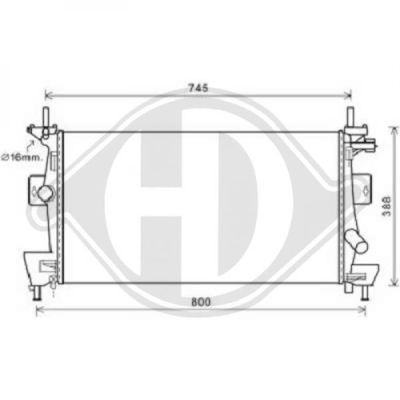 Radiator racire motor