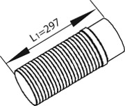 Furtun flexibil sistem de esapament