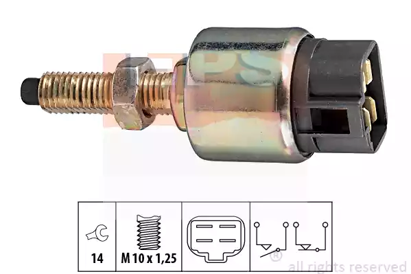 Comutator lumini frana