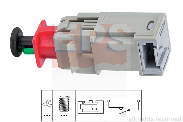Comutator lumini frana