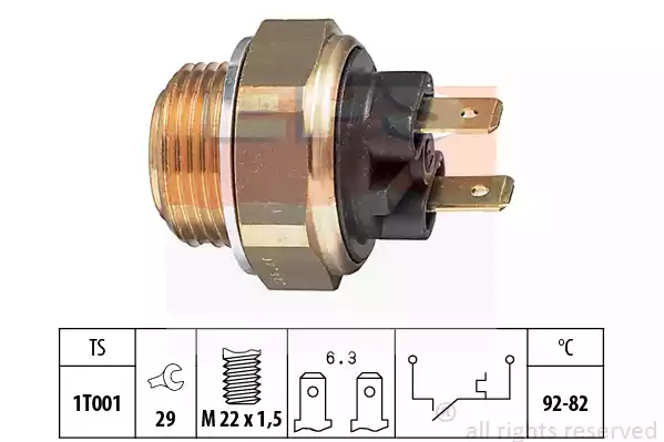 Comutator temperatura ventilator radiator