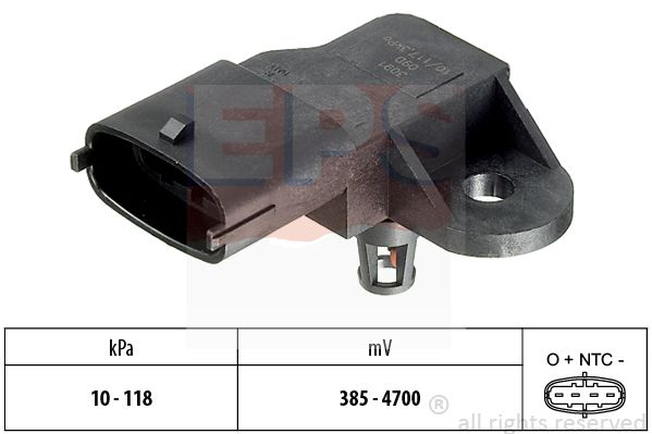 Senzor presiune galerie admisie