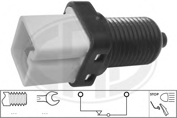 Comutator lumini frana