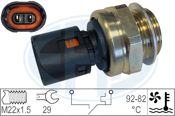 Comutator temperatura ventilator radiator