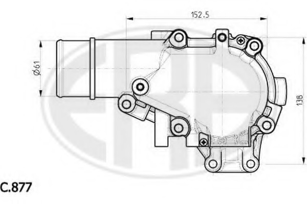 Termostat lichid racire