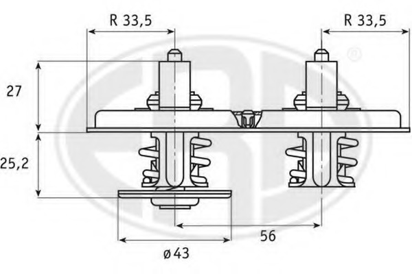 Termostat lichid racire