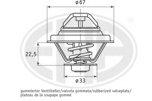 Termostat lichid racire