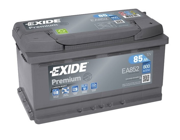 Baterie exide premium 85ah 800a 315x 175x175 +dr