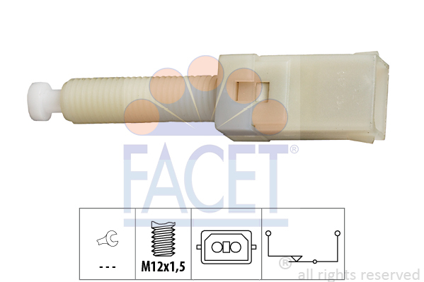 Comutator lumini frana